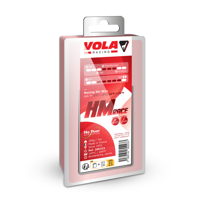 Vola HM Race Röd glidvalla 200 g