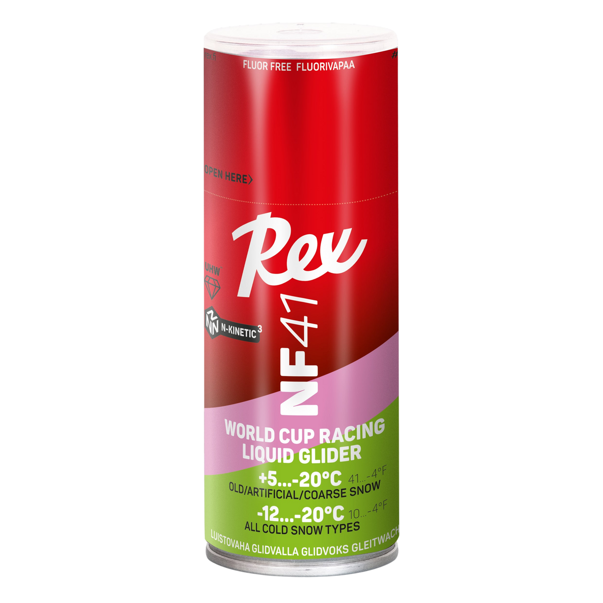 Rex NF41 Pink/Green UHW flytande glidvalla