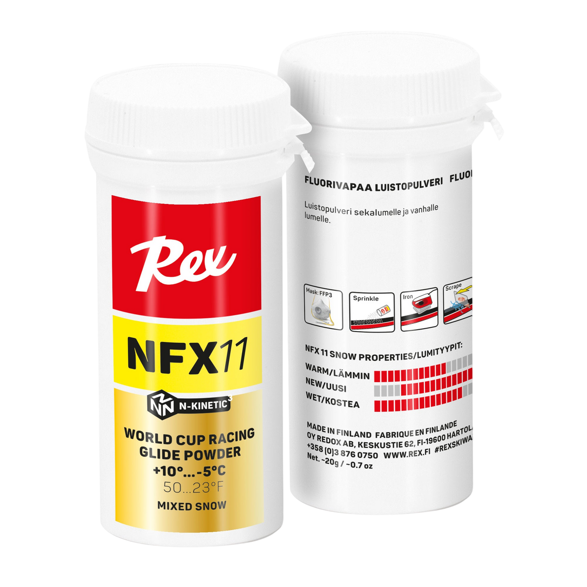 Rex NFX11 Yellow vallapulver 20 g
