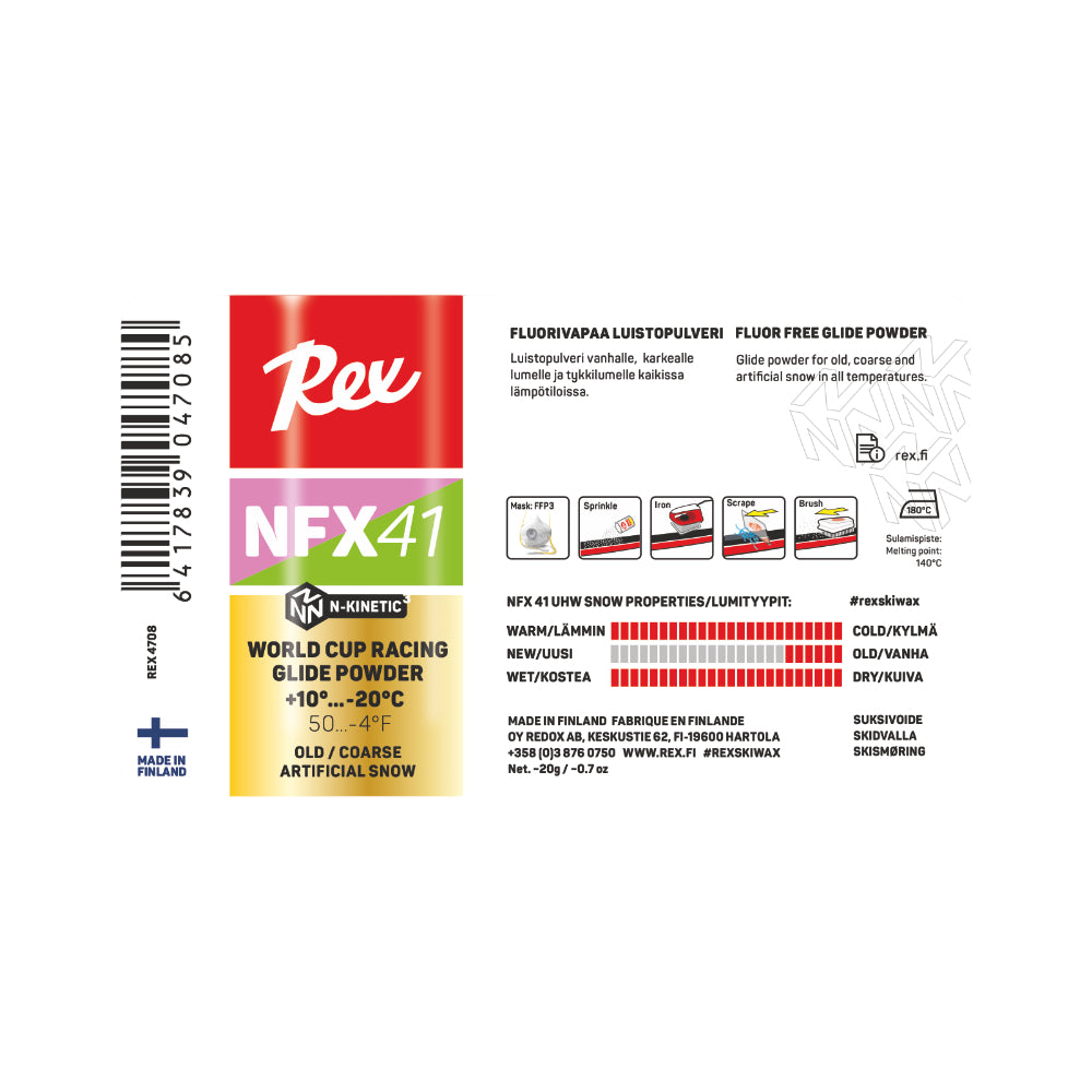 Rex NFX41 Pink/Green UHW vallapulver 20 g
