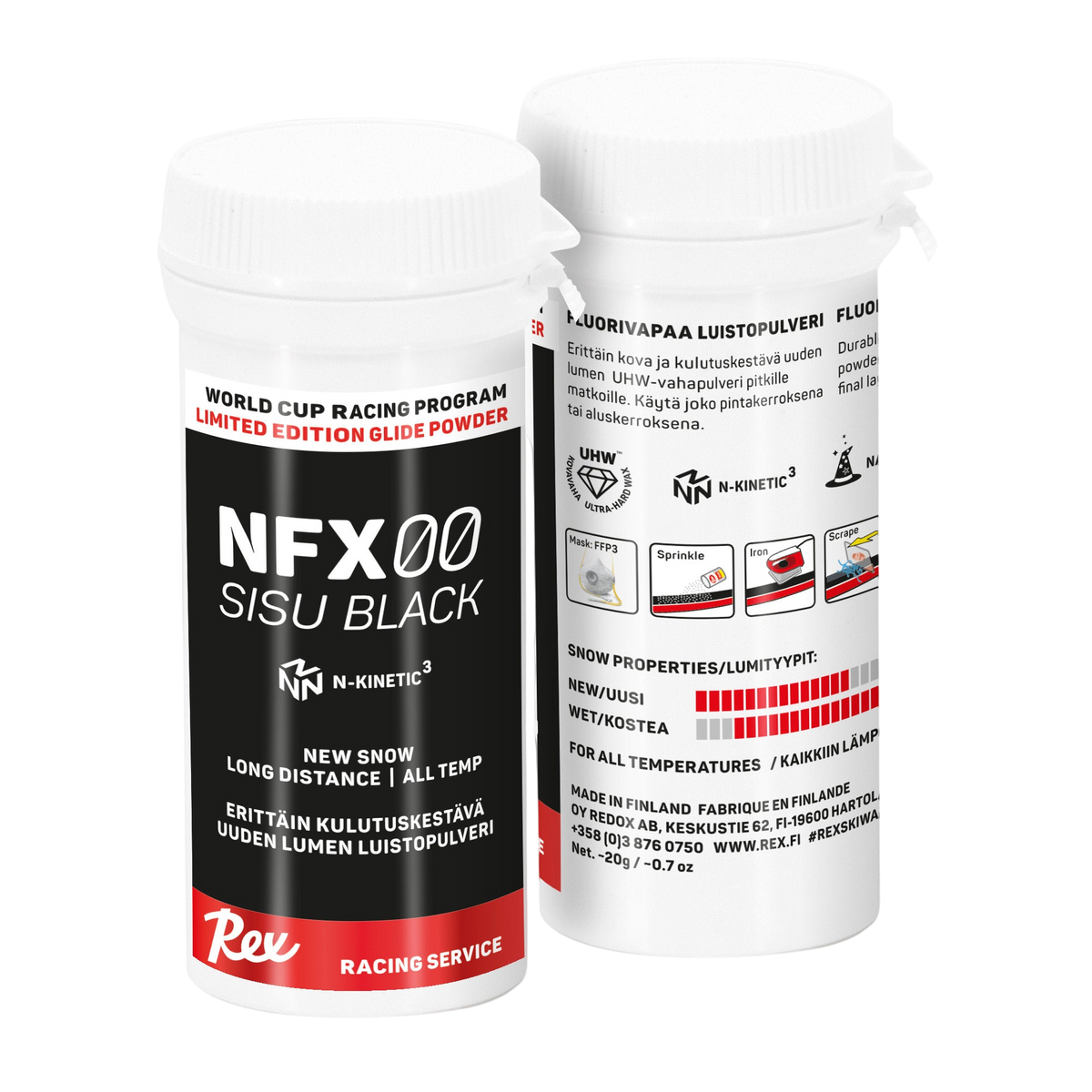 Rex NFX00 Sisu Black UHW vallapulver 20 g