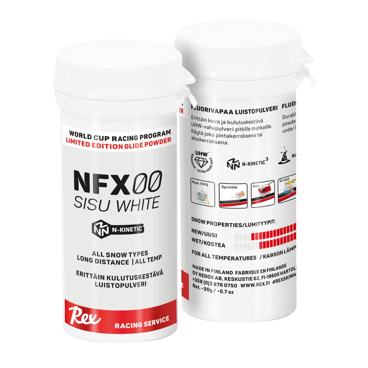 Rex NFX00 Sisu White UHW vallapulver 20 g