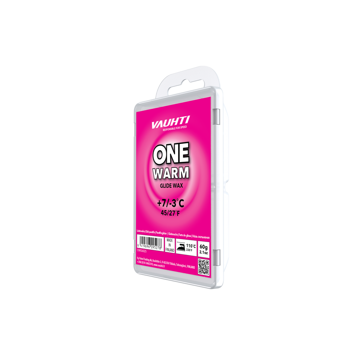 Vauhti ONE Warm Glidvalla 60 g +7 / -3