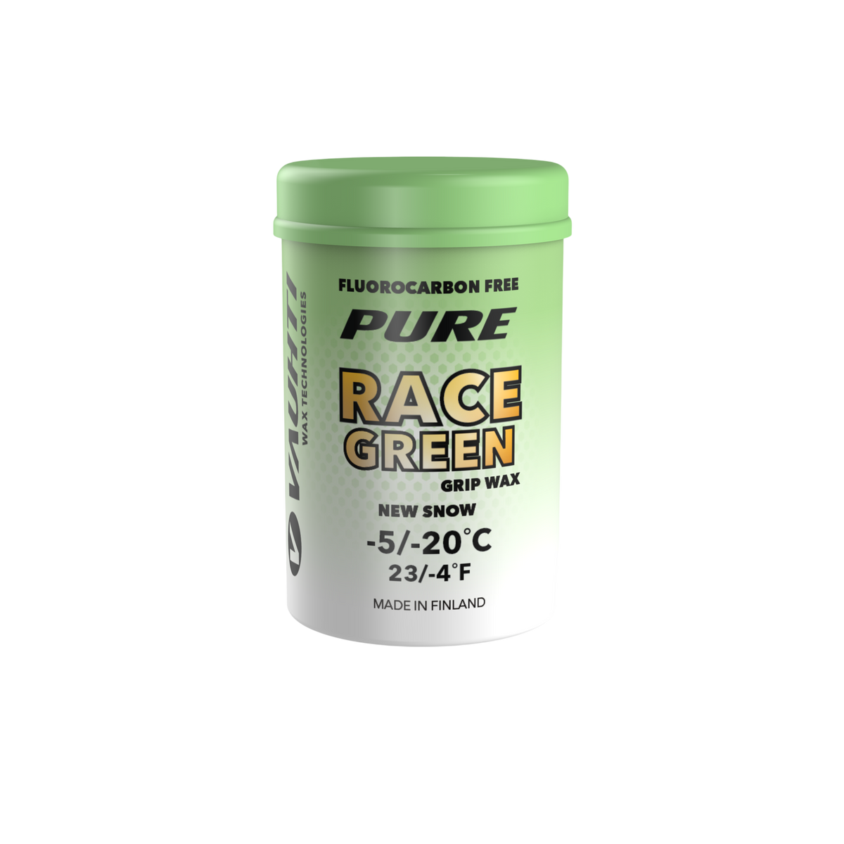 Vauhti Pure Race New Snow Green Fästvalla 45 g -5 / -20