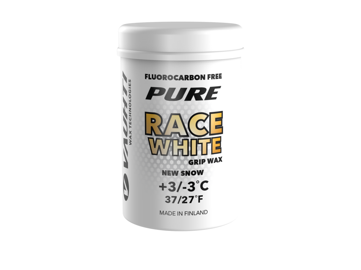 Vauhti Pure Race New Snow White Fästvalla 45 g +3 / -3