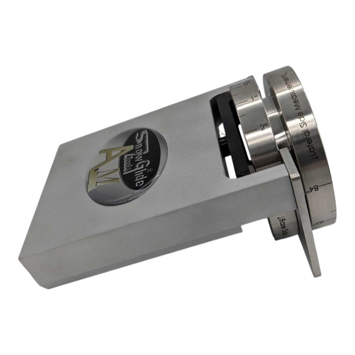 skidvalla.se Snowglide AM-1 stainless steel angle gauge for measuring ski and snowboard edge angles