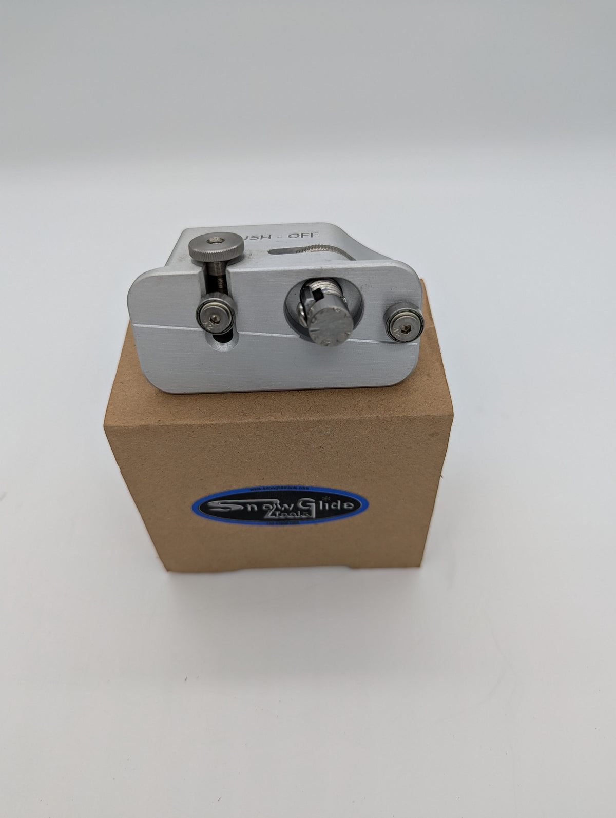 skidvalla.se Snowglide PushOff adjustable metal sidewall planer tool for ski and snowboard edge maintenance
