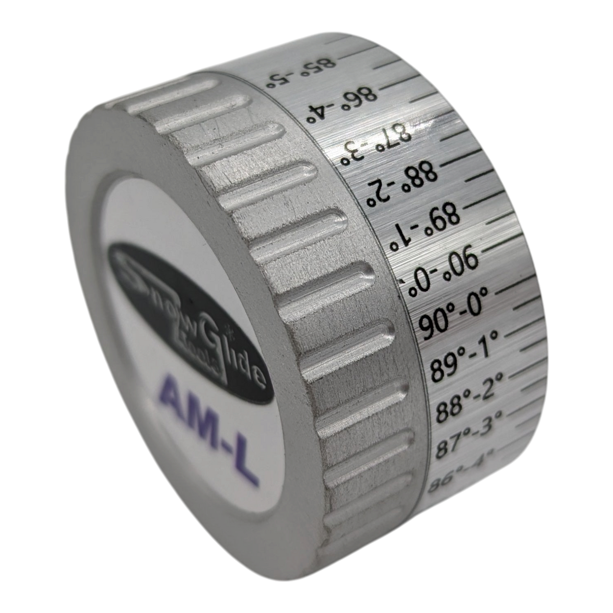 skidvalla.se Snowglide AM-L aluminum side edge angle gauge for checking ski and snowboard edge bevels
