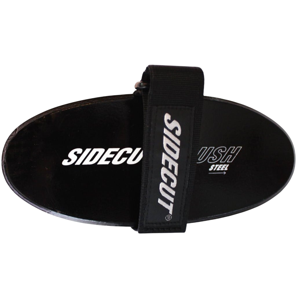 Sidecut - Sidecut Steel Brush Oval - with hand strap and transport bag - BR_OVL_STL - Skidvalla.se