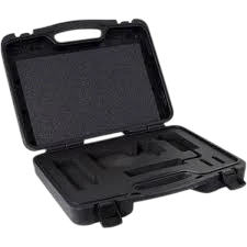 skidvalla.se black protective carrying case with foam interior for Swix EVO Pro Edge Tuner and spare discs