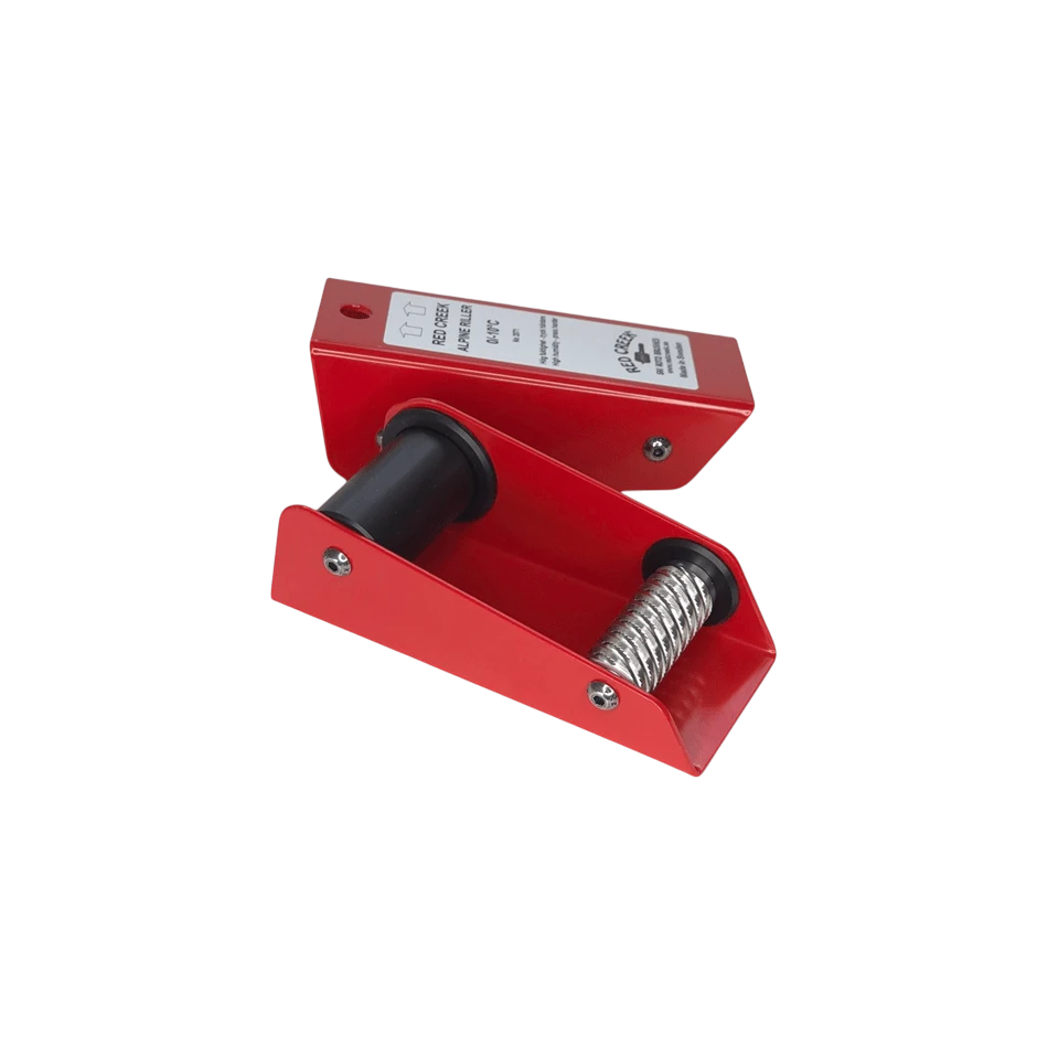 skidvalla.se Red Creek Alpin Riller structure tool for alpine skis, designed for 0 to -10 degrees Celsius
