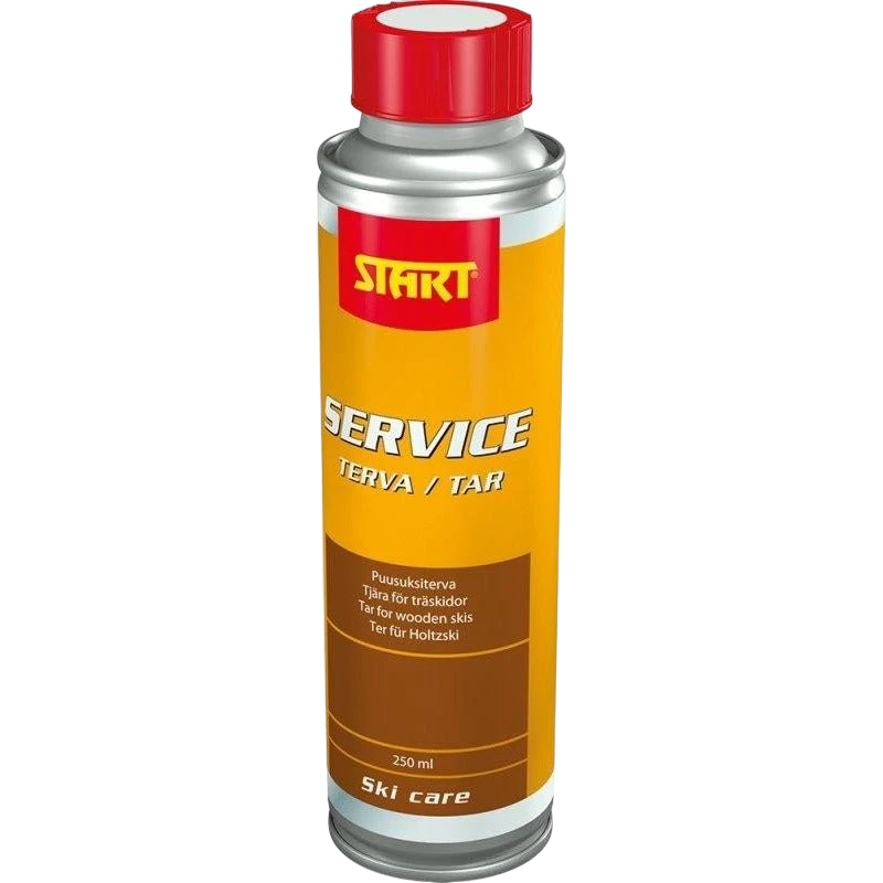 skidvalla.se Start wood tar 250 ml bottle for maintaining and protecting traditional wooden ski bases