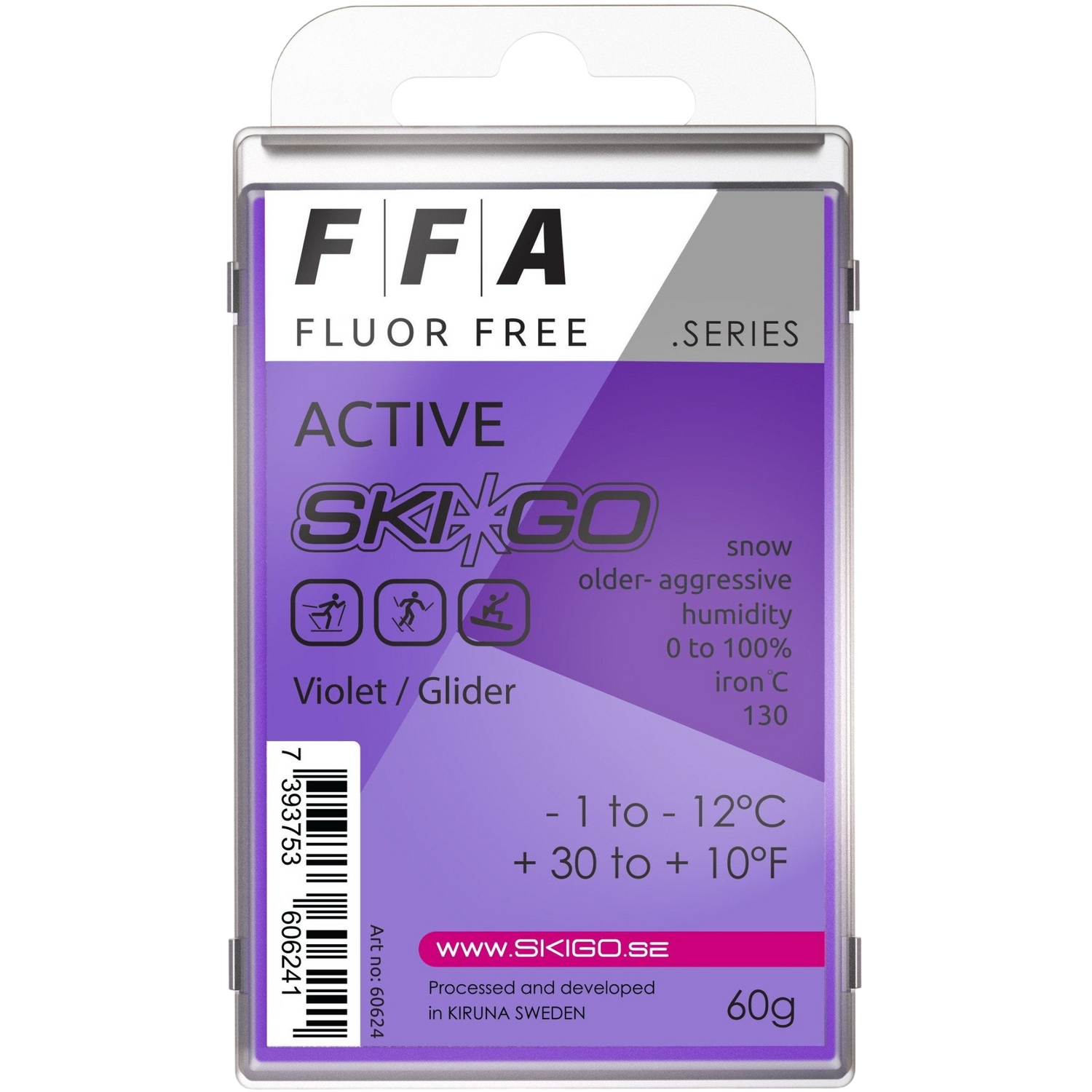 SkiGo - SkiGo FFA Active Violet 60g -1 / -12 - 60624 - Skidvalla.se