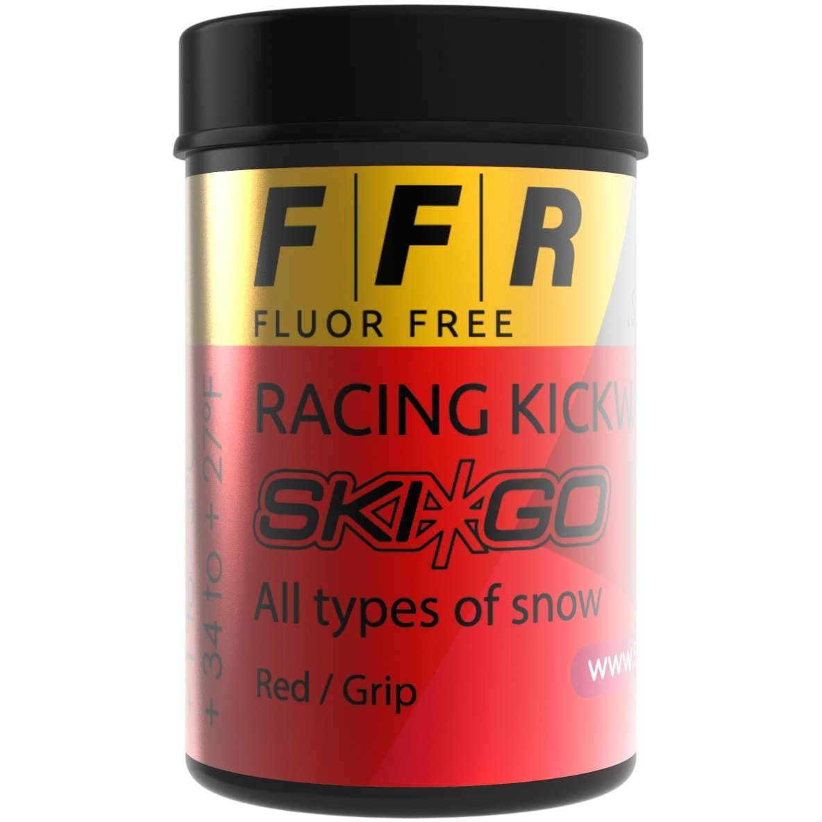 SkiGo - SkiGo FFR Racing Grip Red +1 / -5 - 60664 - Skidvalla.se