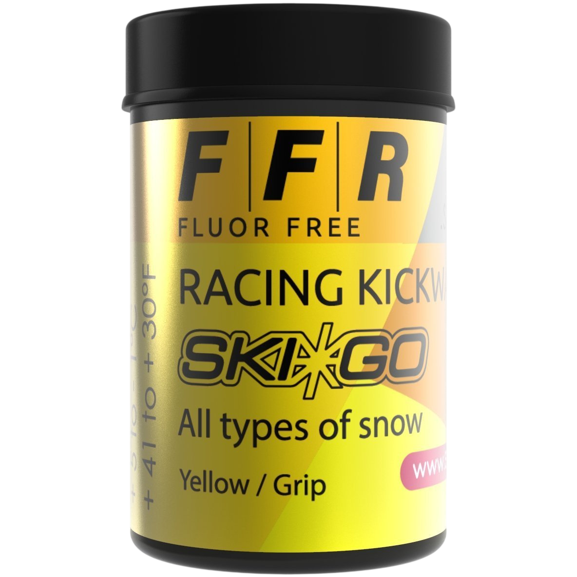 SkiGo - SkiGo FFR Racing Grip Yellow +5 / -1 - 60662 - Skidvalla.se