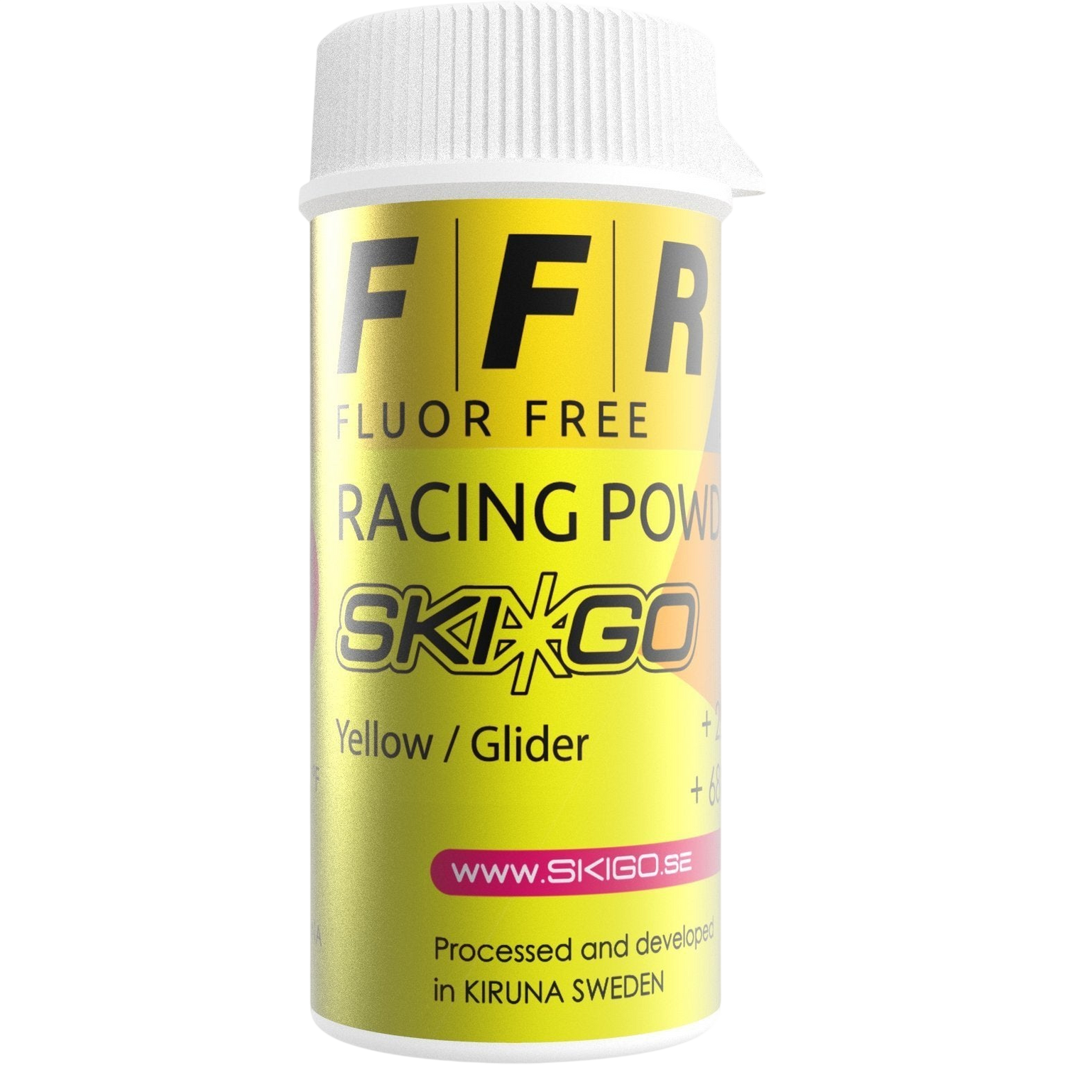 SkiGo - SkiGo FFR Racing Powder Yellow +20 / -1 - 60655 - Skidvalla.se