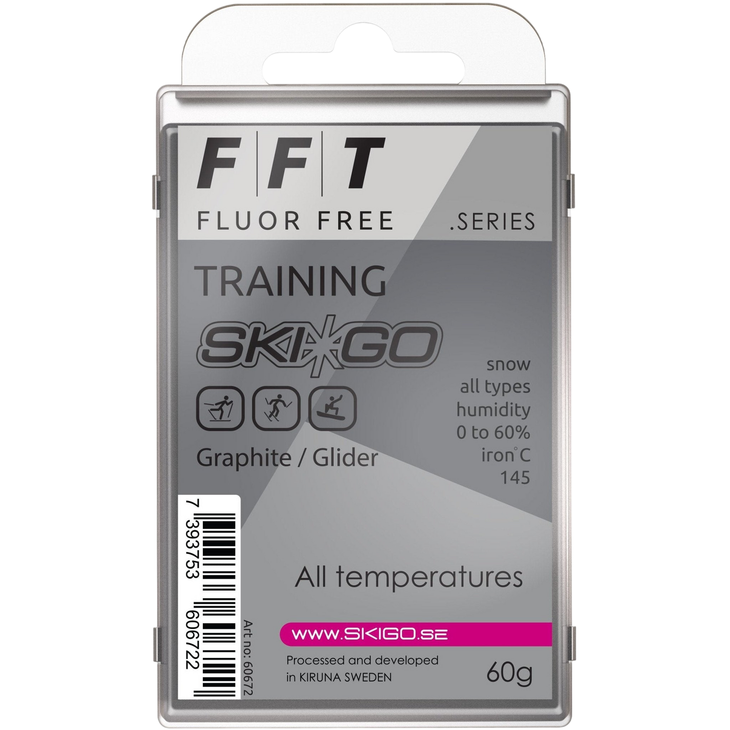 SkiGo - SkiGo FFT Training Graphite - 60672 - Skidvalla.se