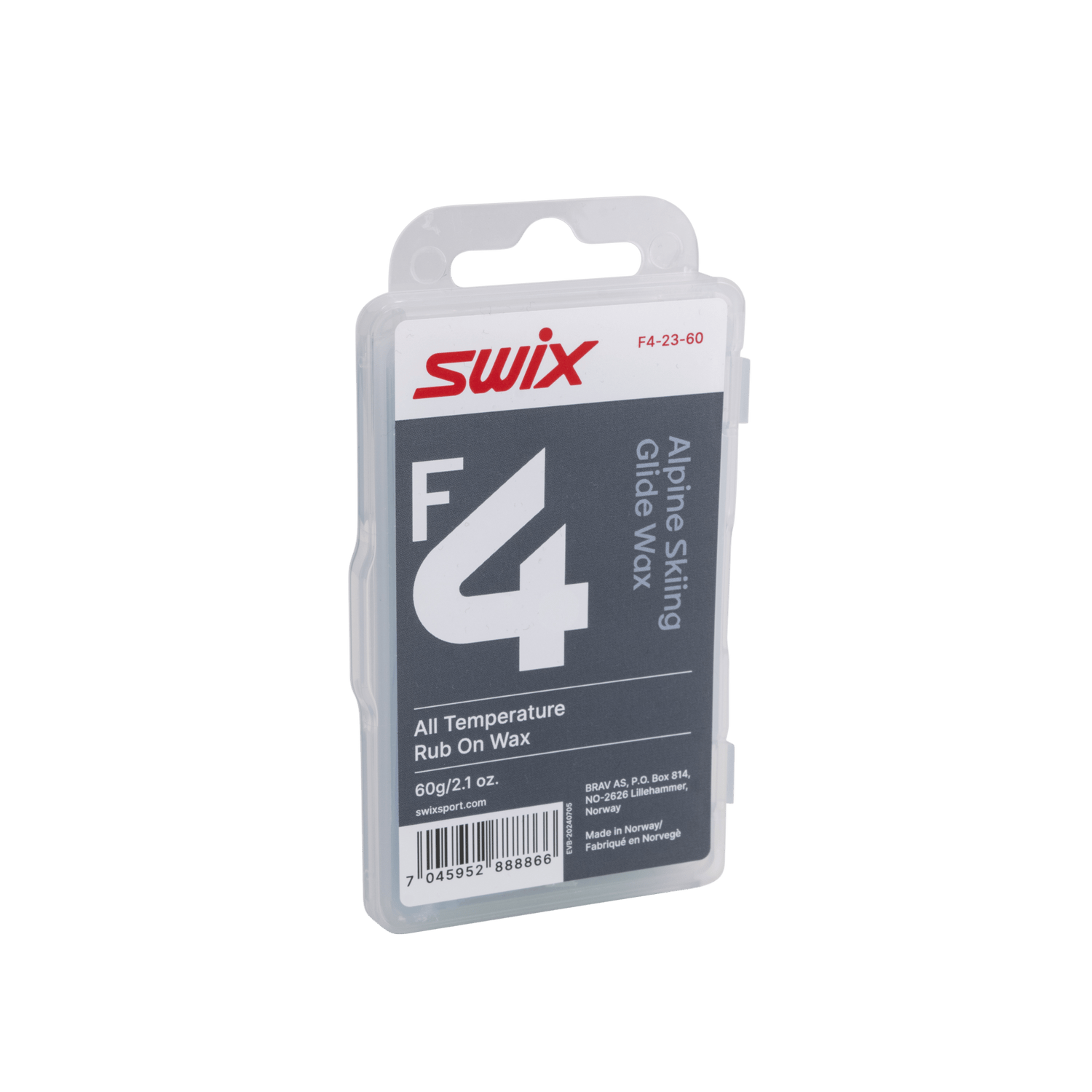 Swix - Swix F4 Universal Glidvalla Rub - On med kork 60g - F4 - 23 - 60 - Skidvalla.se