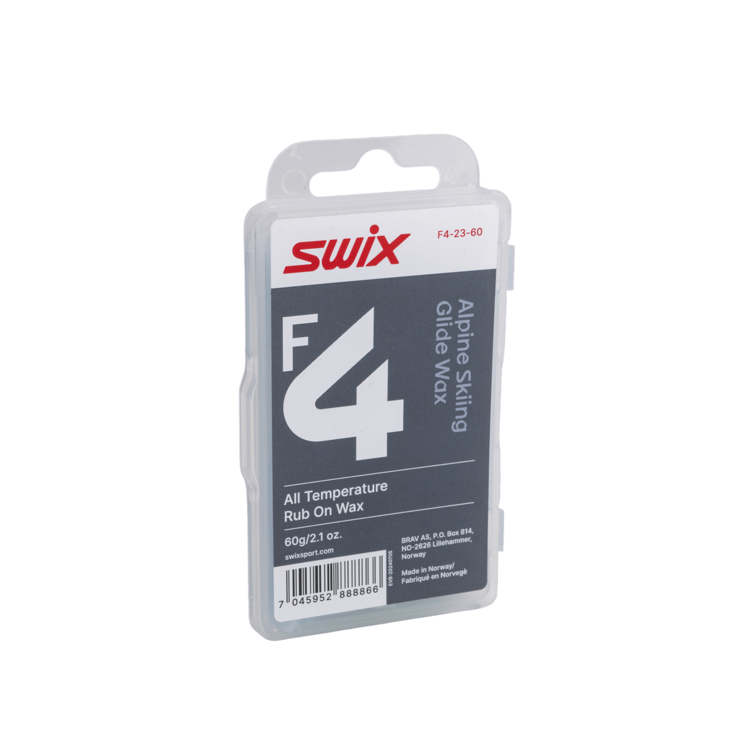 Swix - Swix F4 Universal Glidvalla Rub - On med kork 60g - F4 - 23 - 60 - Skidvalla.se