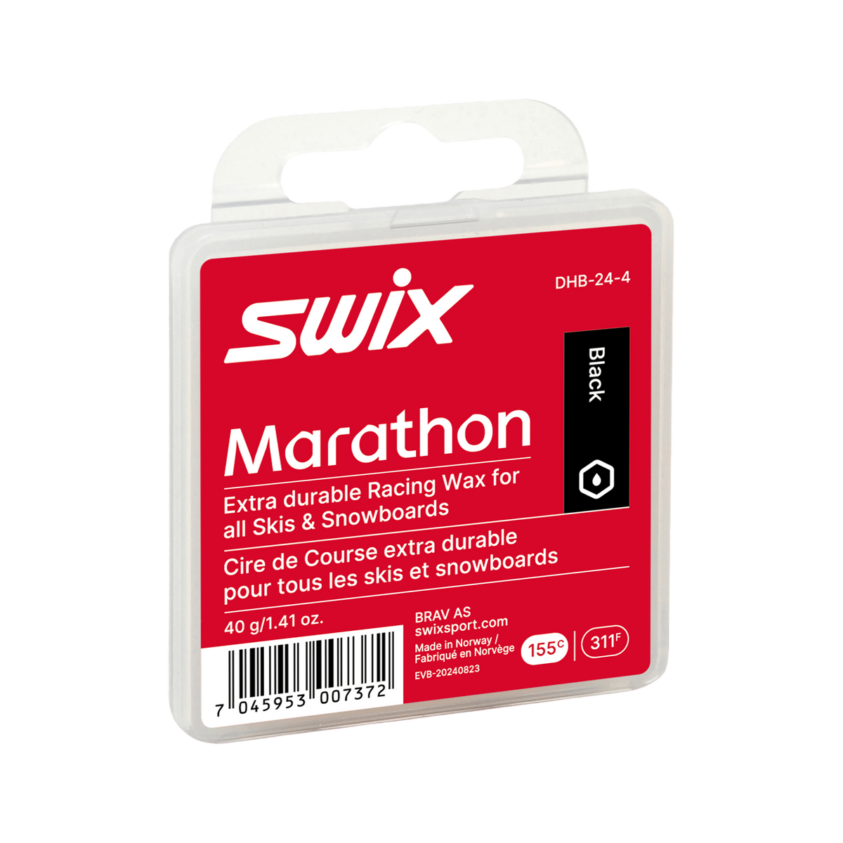 Swix - Swix Marathon Black (New) 40g - DHB - 24 - 4 - V - Skidvalla.se