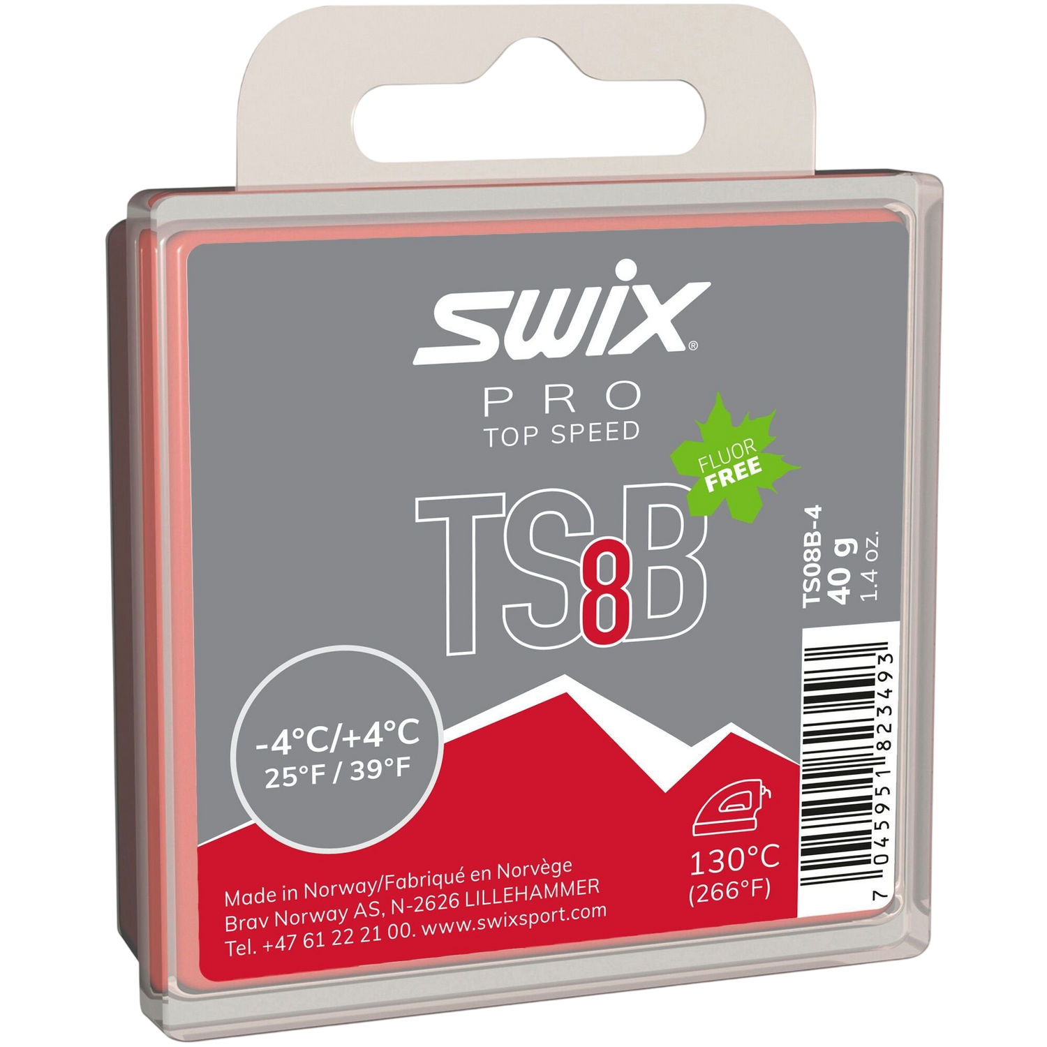 Swix - Swix Pro TS8 Black +4 / -4 40g - TS08B-4 - Skidvalla.se