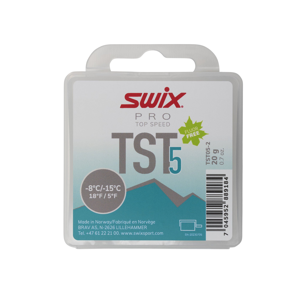 Swix - Swix TST TS5 Turbo Turquoise -8 / -15 20g - TST05-2 - Skidvalla.se