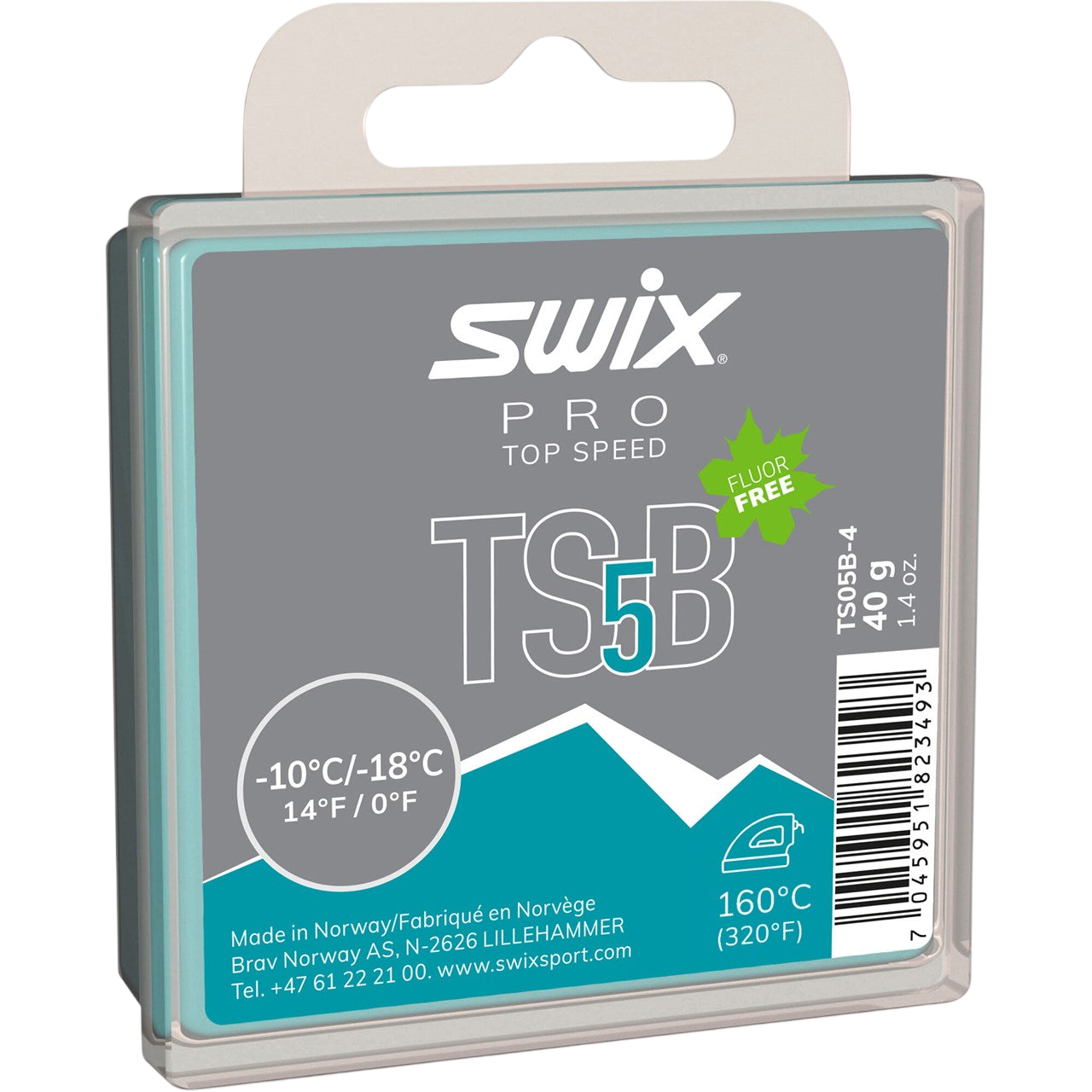 Swix - Swix Pro TS5 Black -10 / -18 40g - TS05B-4 - Skidvalla.se