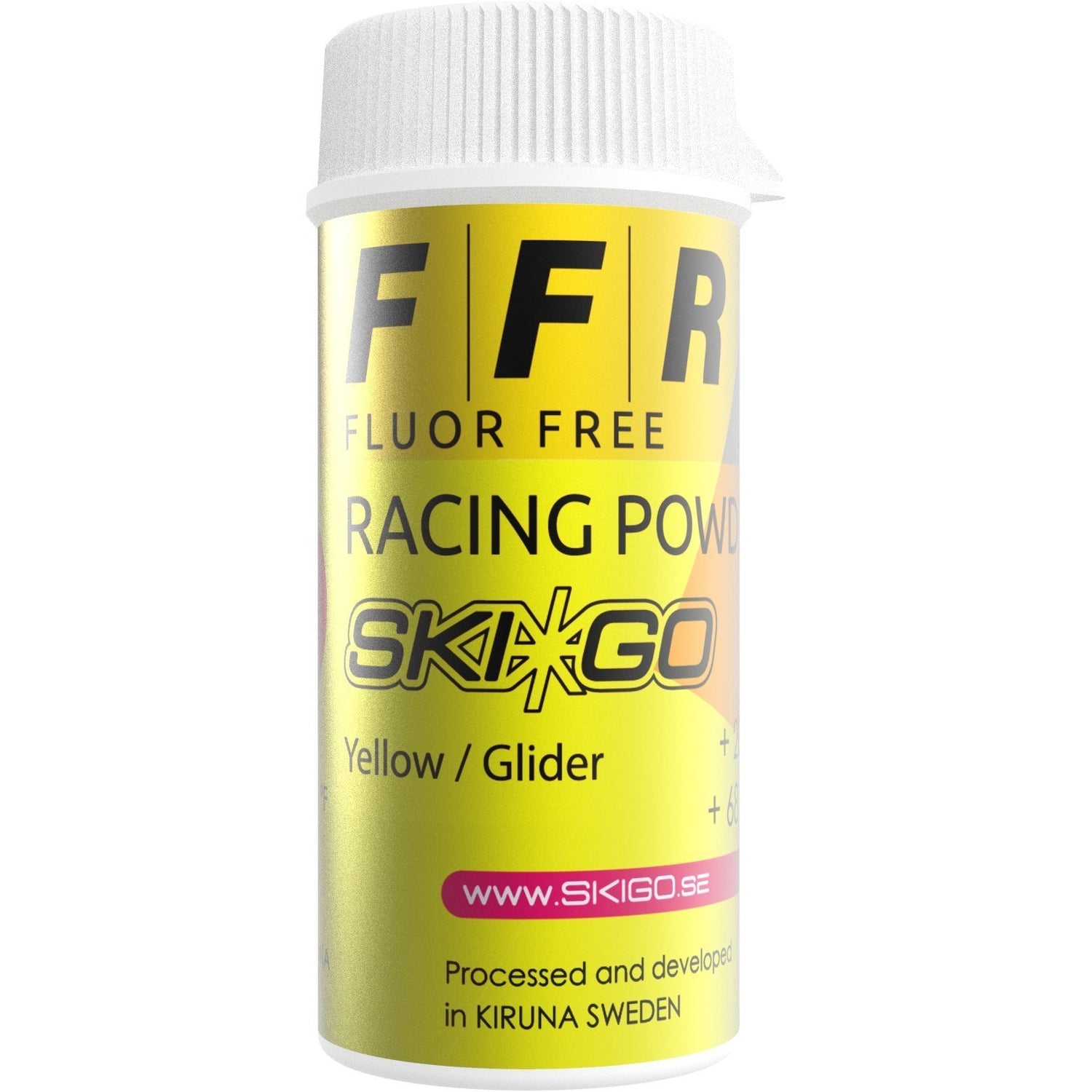 SkiGo - SkiGo FFR Racing Powder Yellow +20 / -1 - 60655 - Skidvalla.se