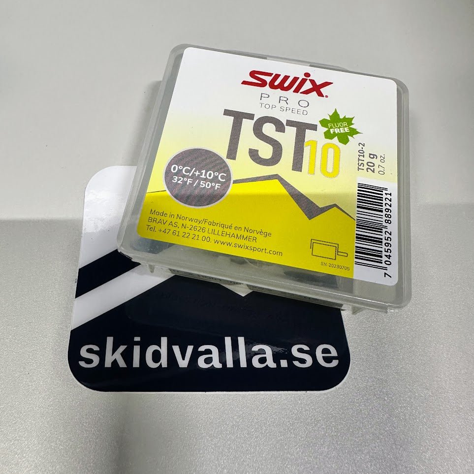 Swix - Swix TST TS10 Turbo Yellow +10 / -0 20g - TST10-2 - Skidvalla.se