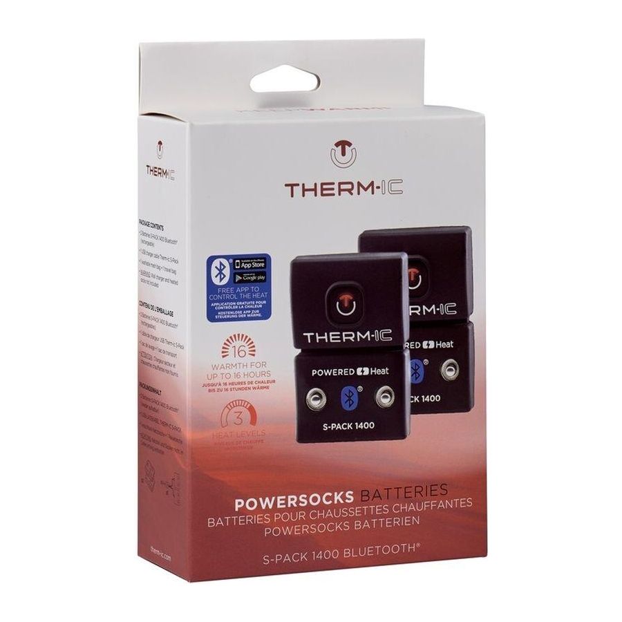 Sidas / THERM-IC - THERM-IC Batteripack till värmestrumpor S-Pack 1400 - T41-0102-400 - Skidvalla.se