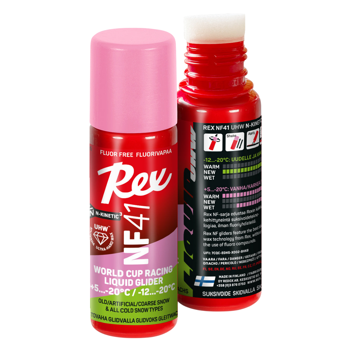 Rex NF41 Pink/Green UHW flytande glidvalla