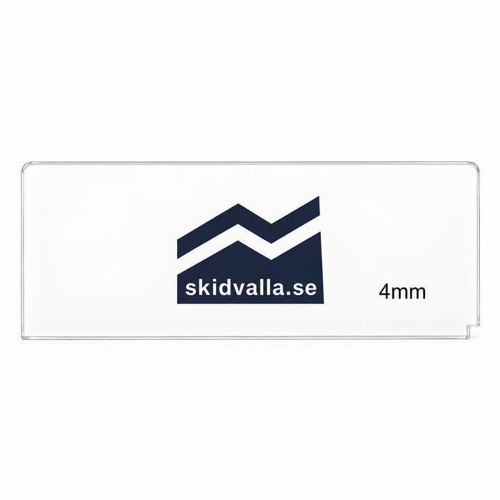 Skidvalla.no Plexisikkel 4mm 