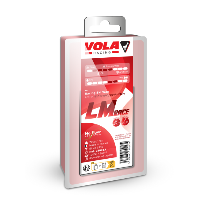 Vola LM Race Röd glidvalla 200 g