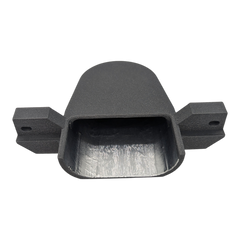 skidvalla.se Snowglide dust extraction adapter for ski edge grinding machine in grey matte finish