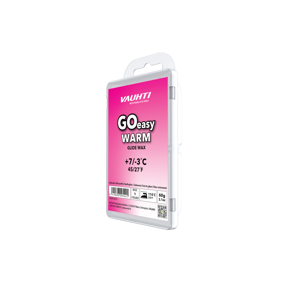 Vauhti Go Easy Warm Glidvalla 60 g +7 / -3