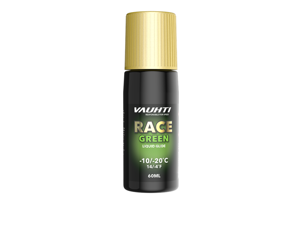 Vauhti Race Green Flüssiges Gleitwachs 60 ml -10 / -20