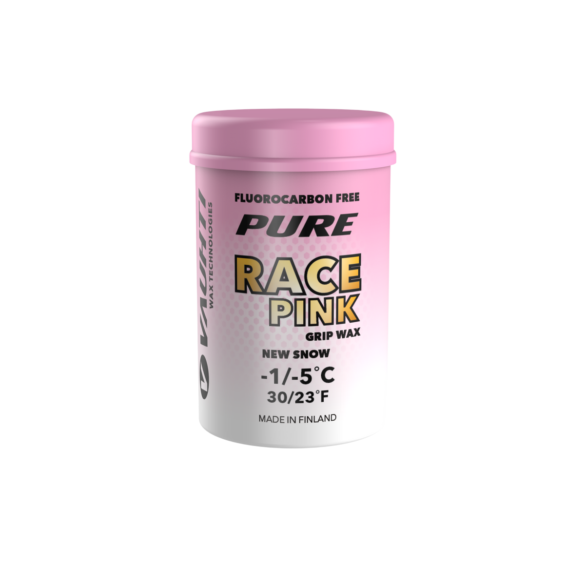 Vauhti Pure Race New Snow Pink Fästvalla 45 g -1 / -5