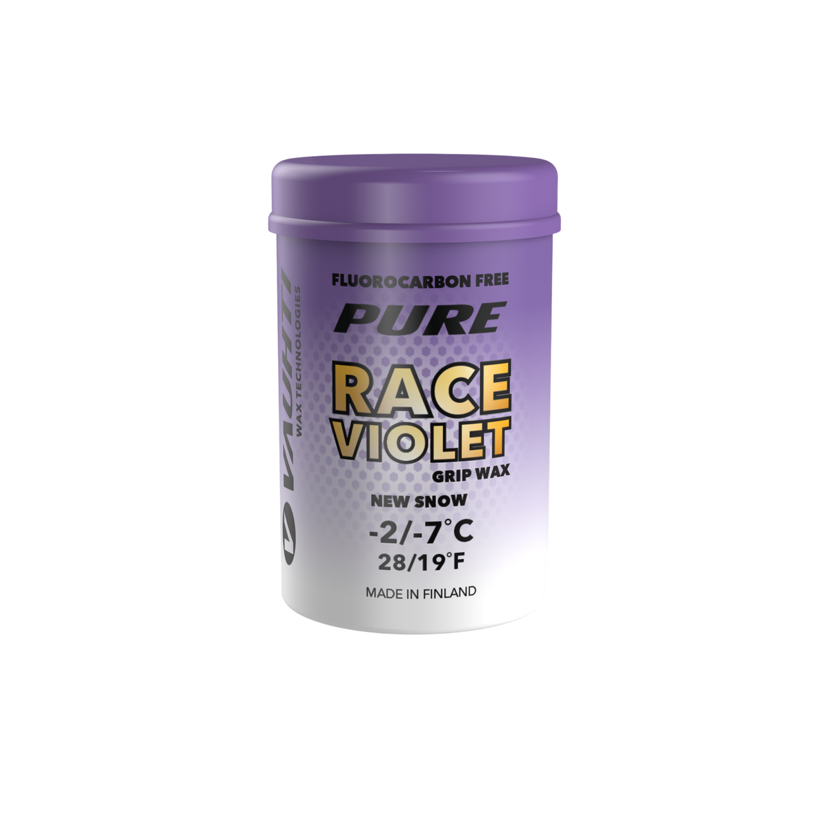 Vauhti Pure Race New Snow Violet Fästvalla 45 g -2 / -7