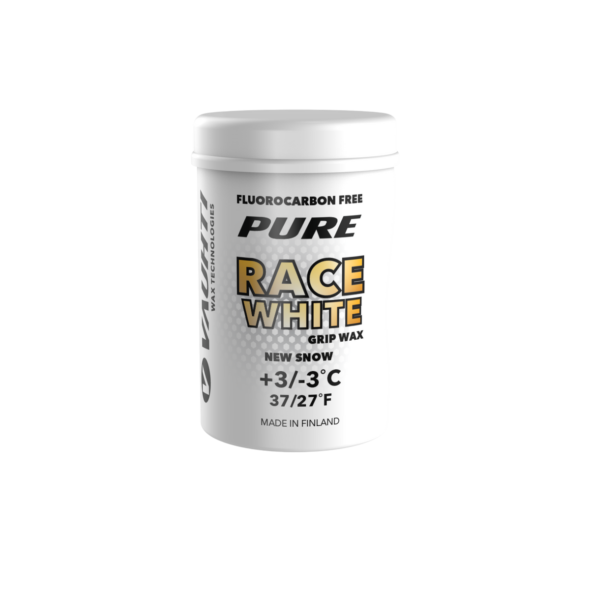 Vauhti Pure Race New Snow White Fästvalla 45 g +3 / -3
