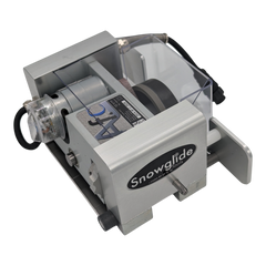 skidvalla.se Snowglide AF-C electric ski edge sharpener with CNC-machined aluminum body and clear protective cover