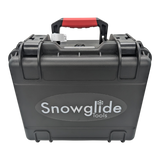 skidvalla.se Snowglide impact-resistant black hard shell transport case for ski edge sharpening tools