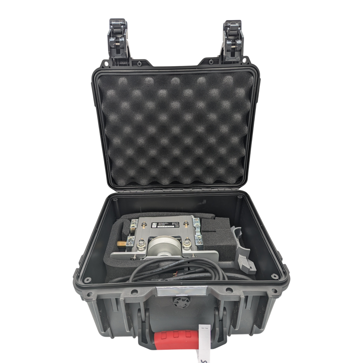 skidvalla.se Snowglide AF-W World Cup electric ski edge sharpener inside a protective foam-lined carrying case
