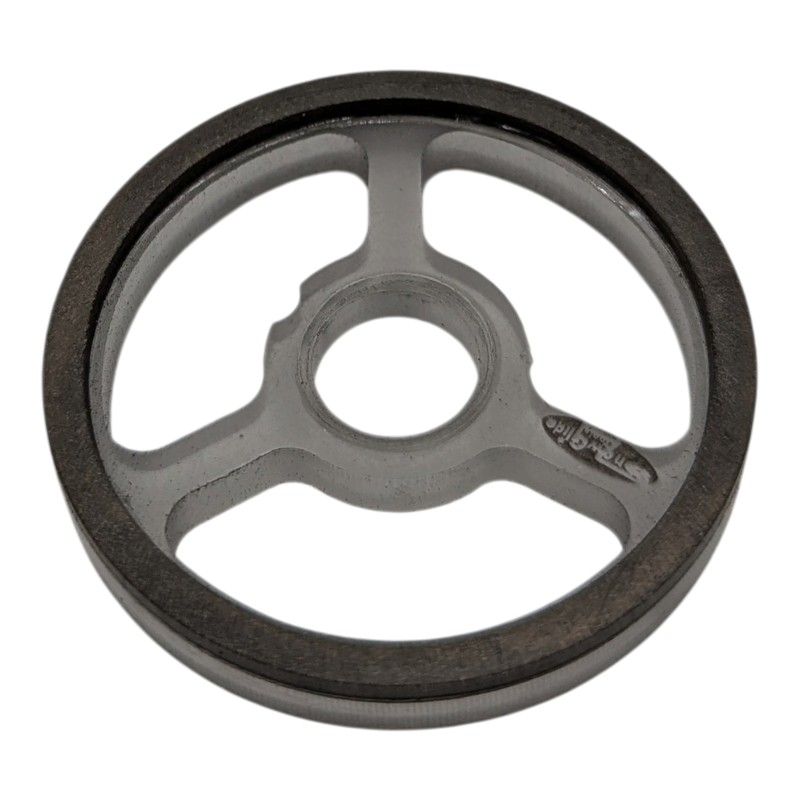 skidvalla.se Snowglide Rhombus 50 mm CBN grinding stone with a lightweight polymer frame for ski edge maintenance