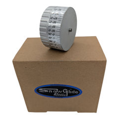 skidvalla.se Snowglide AM-L aluminum side edge angle gauge tool for skis and snowboards on a cardboard box
