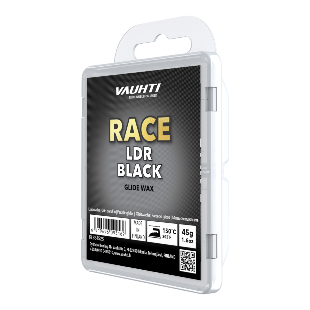 Vauhti Race LDR Black Grundvalla 45 g