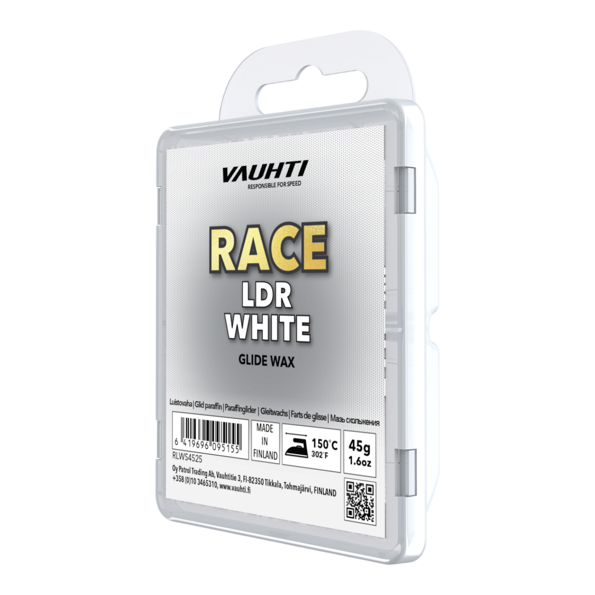 Vauhti Race LDR White Grundvalla 45 g