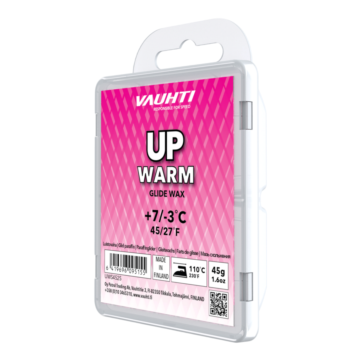 Vauhti UP Warm Glidvalla 45 g +7 / -3