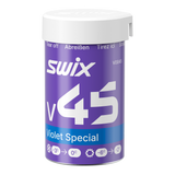 skidvalla.se Swix V45 Violet Special burkvalla för klassisk längdskidåkning i temperaturer mellan 0 och -6 grader.