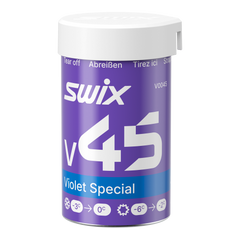 skidvalla.se Swix V45 Violet Special burkvalla för klassisk längdskidåkning i temperaturer mellan 0 och -6 grader.