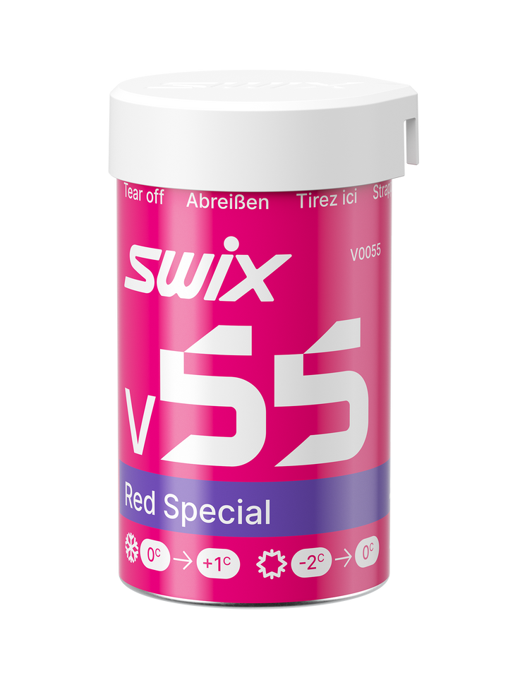 Swix V55 Burkvalla Röd Special +1 / -0